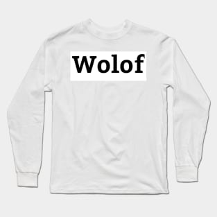 Wolof Long Sleeve T-Shirt